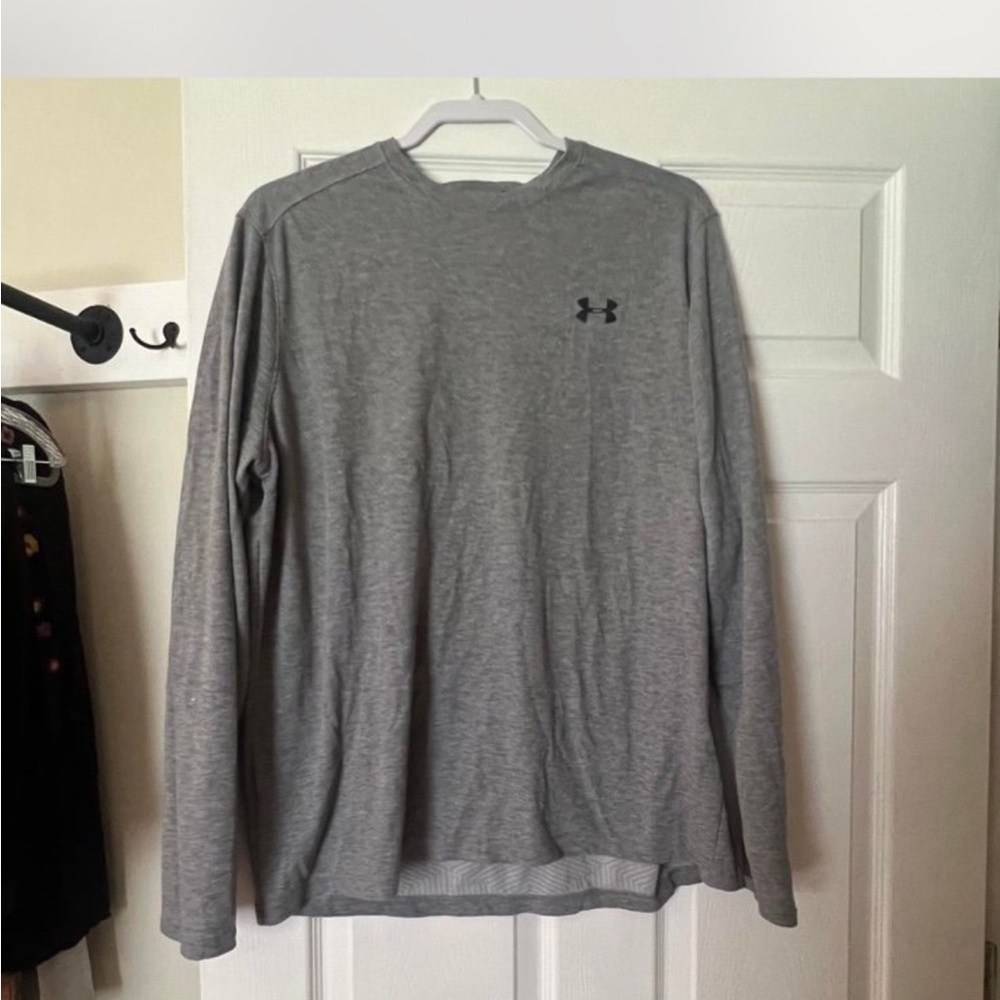 Grey under armor long sleeve